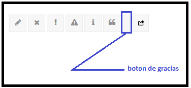 forma correcta de dar "gracias"
